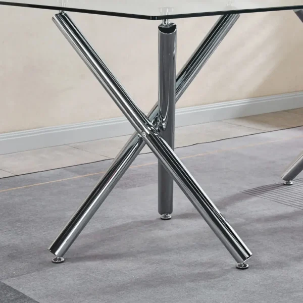 DT5016 Glass Top Table Dining Room by Artisan Furniture - Image 7