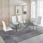 DT5016 Glass Top Table Dining Room by Artisan Furniture - Image 3