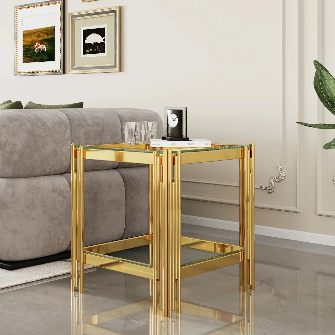 Et037-2 End Table By Artisan Furniture | Mobilia Cleopatra 3 ET037-2 End Table by Artisan Furniture - Image 1