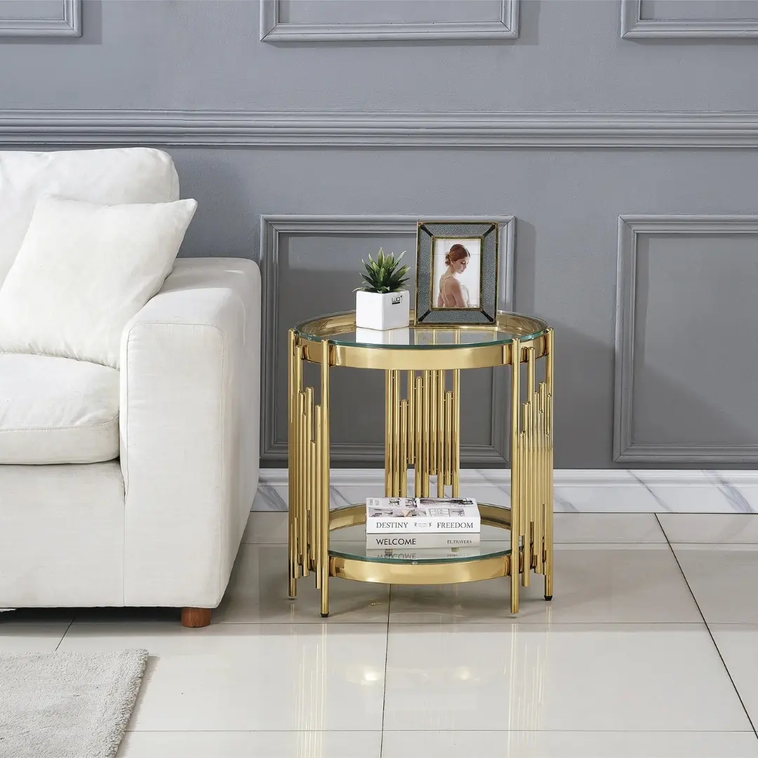 Et038 End Table By Artisan Furniture | Mobilia Cleopatra 3 ET038 End Table by Artisan Furniture - Image 1