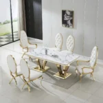 RDT308 Marble Dining Table By Artisan Furniture - Image 8