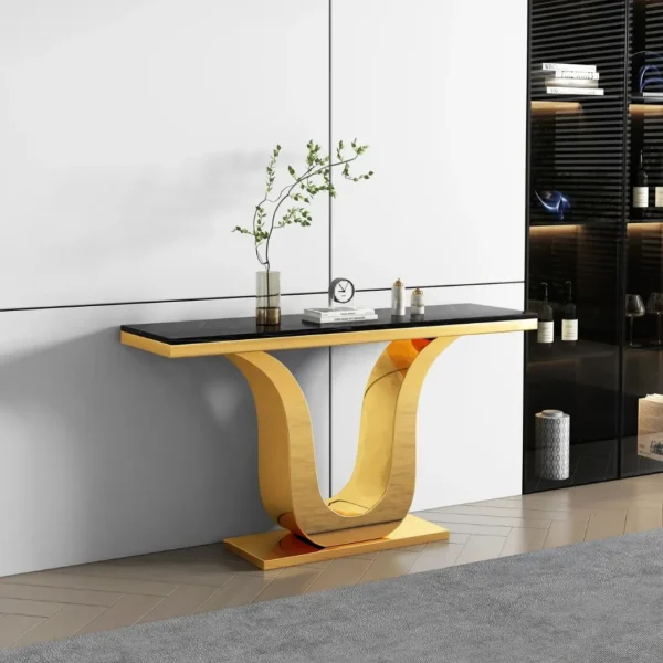 ST053 Modern Marble Console Table by Artisan Furniture - Image 2