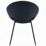 Klaus Side Chair in Black Boucle Set of 2 By ACME - Image 3
