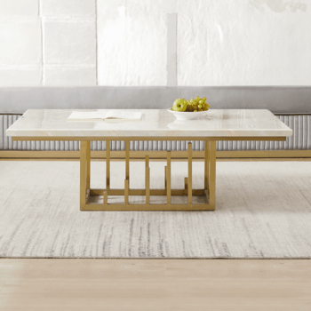 White Gold Coffee Table