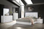 Stoholm White Bed FM72000WH By Furniture Of America - Image 2