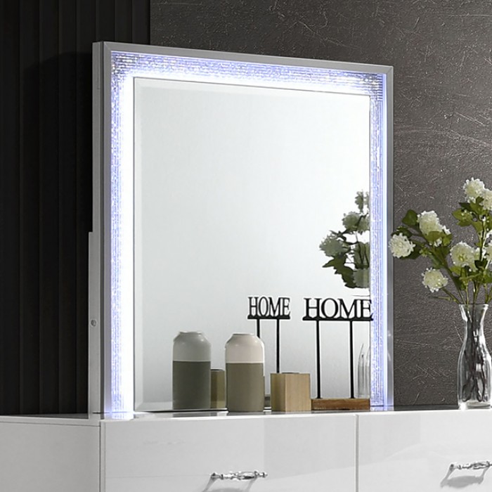 Stoholm White Mirror Fm72000Wh-M By Furniture Of America | Mobilia Cleopatra 3 Stoholm White Mirror FM72000WH-M By Furniture Of America - Image 1