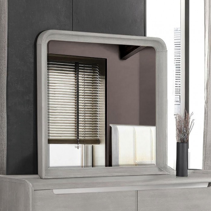 Osterley Gray Mirror Fm71500Lg-M By Furniture Of America | Mobilia Cleopatra 3 Osterley Gray Mirror FM71500LG-M By Furniture Of America - Image 1