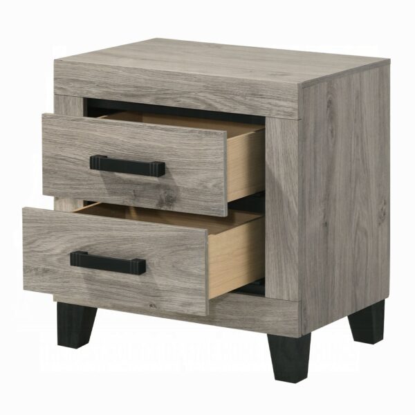 Mari Nightstand in Light Gray Finish BD04143 By ACME - Image 2