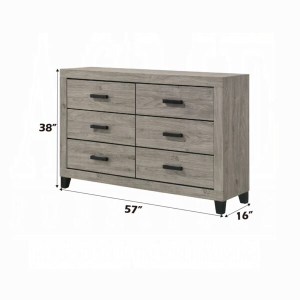 Mari Dresser in Light Gray Finish BD04145 By ACME - Image 3