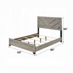 Mari Queen Bed in Light Gray Finish BD04142Q By ACME - Image 3