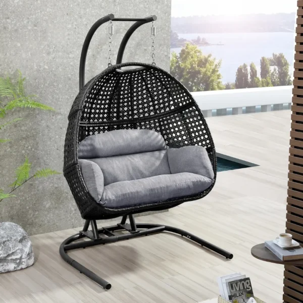 F012D Double Swing Chair Outdoor Patio by Artisan Furniture - Image 2