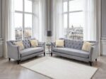 Wilmette Gray Sofa SM2296GY-SF By Furniture Of America – View 2
