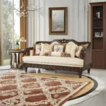 HD-386 Solid Wood Sofa Set 2 PC by Homey Design - Image 2