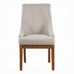 Gilsea Side Chair in Brown Leather Set of 2 By ACME - Image 2