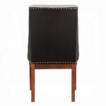 Gilsea Side Chair in Brown Leather Set of 2 By ACME - Image 3
