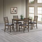 Damica Dining Table in Walnut Finish DN04010 By ACME - Image 4