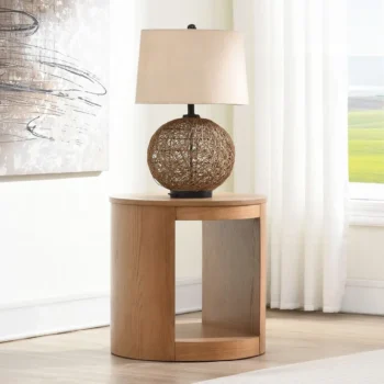 Zoey End Table in Oak Finish By ACME