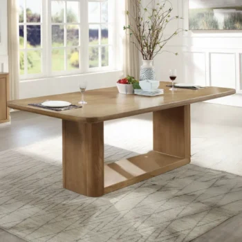 Zoey Rectangular Dining Table in Oak Finish By ACME
