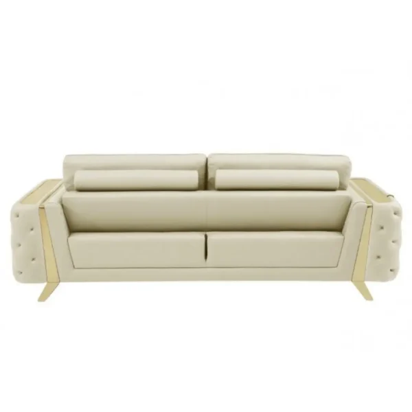 1050 DivanItalia Top Grain Italian Leather Sofa By GU Furniture - Image 3