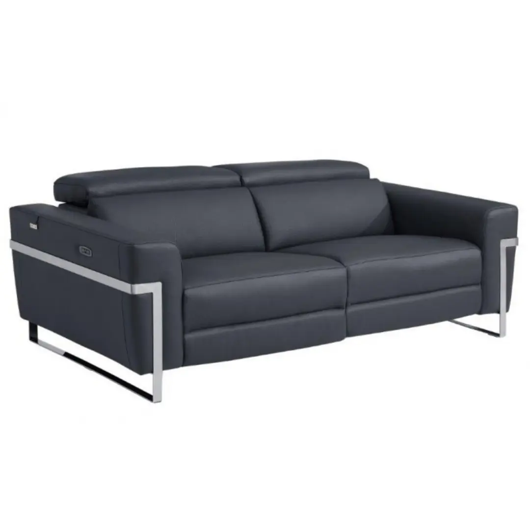 990 Recliner Leather Sofa In Italian Leather By Gu Furniture | Mobilia Cleopatra 3 Recliner Leather Sofa
