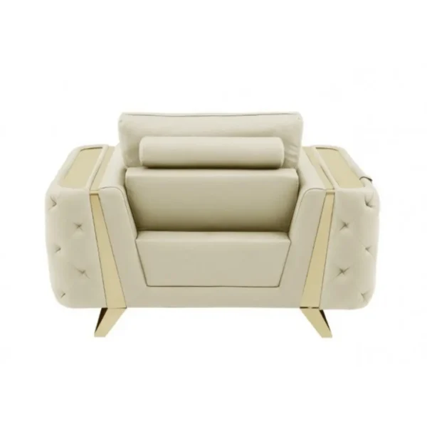 1050 DivanItalia Italian Leather Chair By Gu Furniture - Image 2