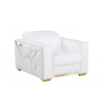 1120 Chair in Genuine Leather By Gu Furniture