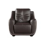 2088 Brown DivanItalia Italian Leather Chair By Gu Furniture - Image 2