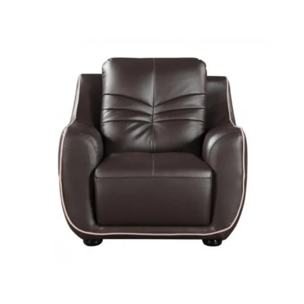 2088 Brown DivanItalia Italian Leather Chair By Gu Furniture - Image 2