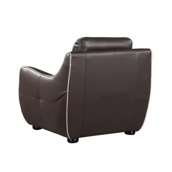 2088 Brown DivanItalia Italian Leather Chair By Gu Furniture - Image 3