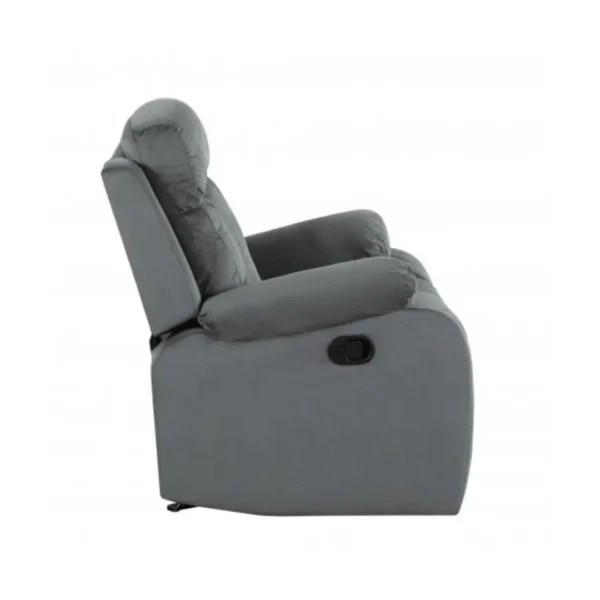 9760  Microfiber Fabric Reclining Chair By Gu Furniture - Image 3