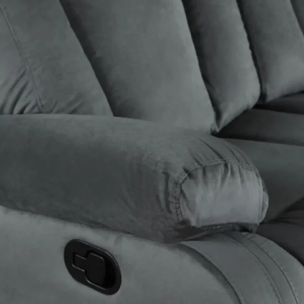 9760  Microfiber Fabric Reclining Chair By Gu Furniture - Image 5