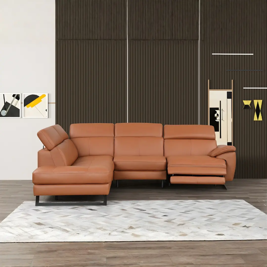 Gea Sectional With Recliner Modern Sectional Sofa By Esf Furniture | Mobilia Cleopatra 3 Modern Sectional Sofa