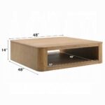Zoey Coffee Table in Oak Finish LV04215 By ACME - Image 3