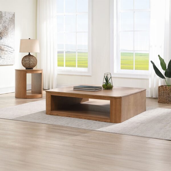 Zoey Coffee Table in Oak Finish LV04215 By ACME - Image 4