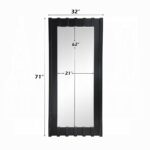 Dara Floor Mirror in Black Finish AC03021 By ACME - Image 3