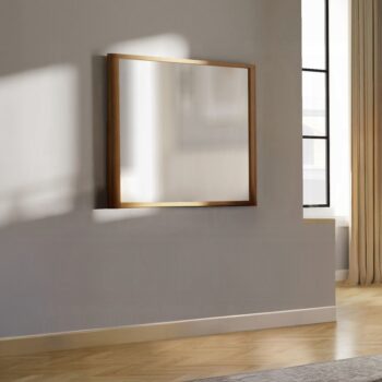 Zoey Mirror in Oak Finish