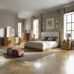 Zoey Mirror in Oak Finish By ACME - Image 4