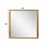Zoey Mirror in Oak Finish By ACME - Image 2