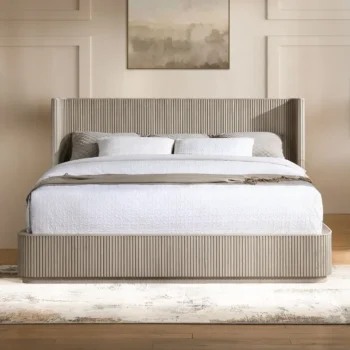 Leanna Bed in Light Oak Finish By ACME