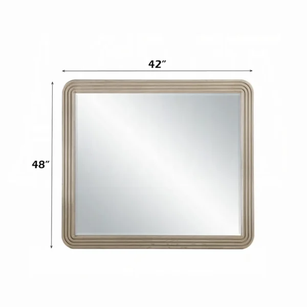 Leanna Mirror in Light Oak Finish By ACME - Image 2