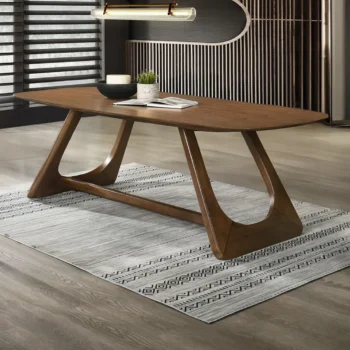 Hoyte Dining Table in Walnut Finish By ACME