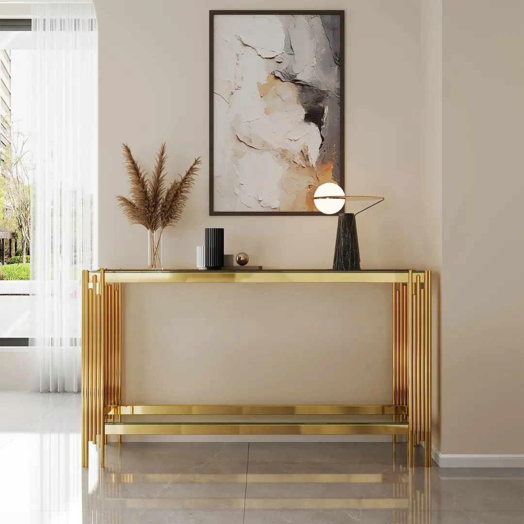St037-2 Console Table By Artisan Furniture | Mobilia Cleopatra 3 ST037-2 Console Table By Artisan Furniture - Image 1