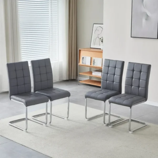 DCK53 PU Dining Chair Set of 2 By Artisan Furniture - Image 9