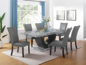 Gray Dining Set 7PC By McFerran