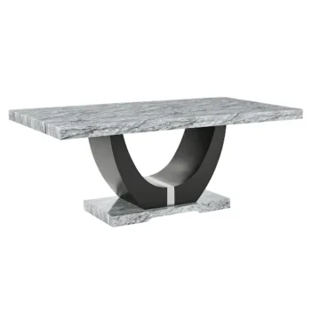 Gray Faux Marble Table By McFerran