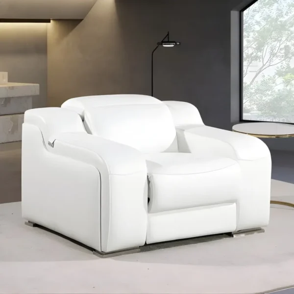 1208 Chair in Genuine Leather By Gu Furniture - Image 2