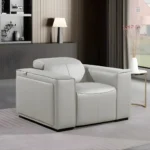 1224 Chair in Genuine Leather By Gu Furniture