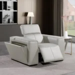 1224 Chair in Genuine Leather By Gu Furniture - Image 2
