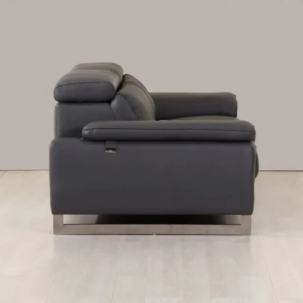636 DivanItalia Top Grain Italian Leather Sofa By GU Furniture - Image 3