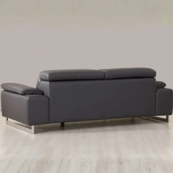 636 DivanItalia Top Grain Italian Leather Sofa By GU Furniture - Image 2